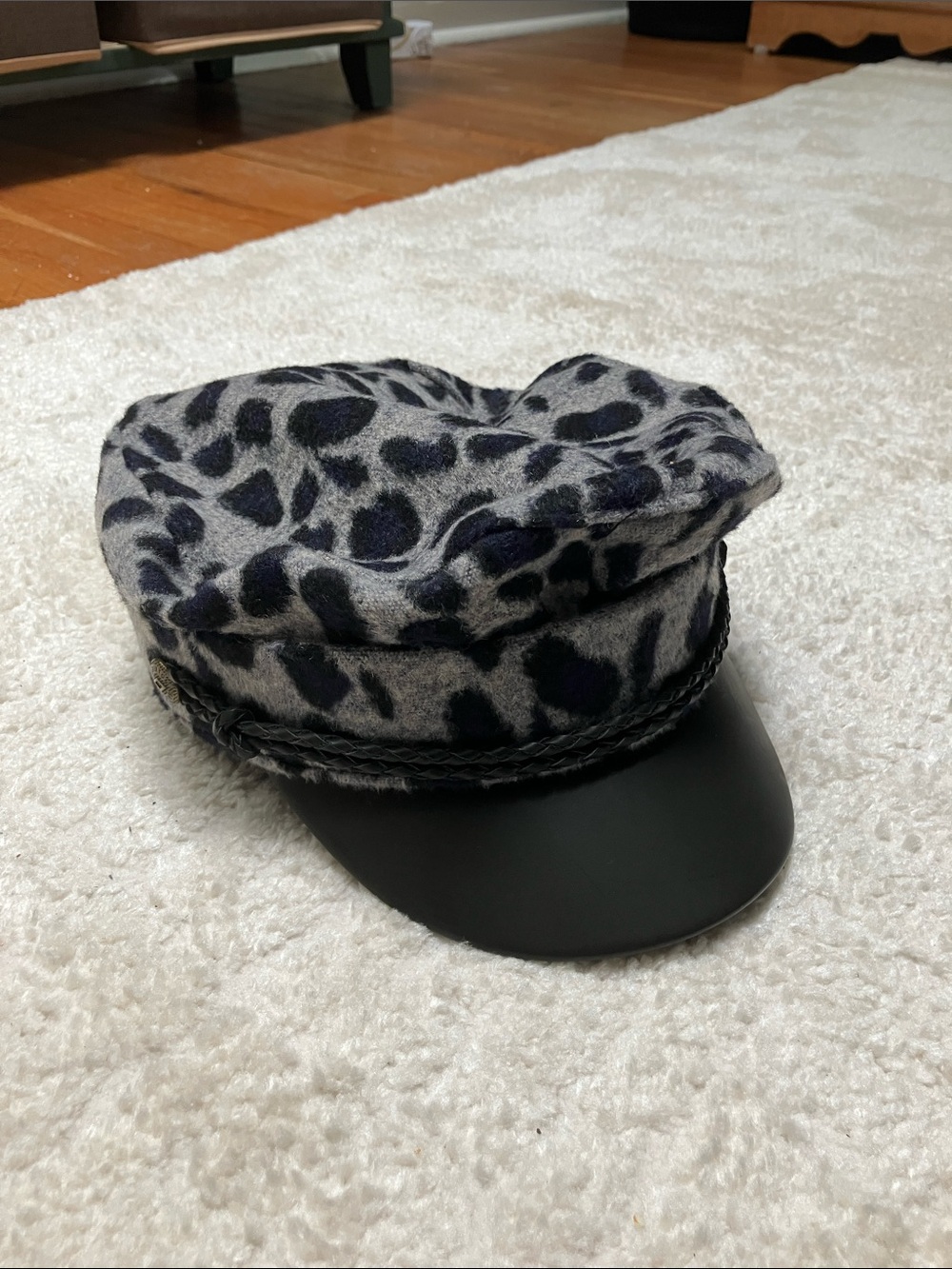 New! Buxton Leopard Conductor Cap